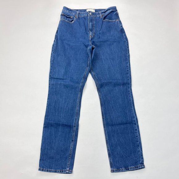 Abercrombie & Fitch Pants - Abercrombie Fitch Curve Ultra High Rise 90s Slim Straight‎ Jeans Women 31 12 EUC
